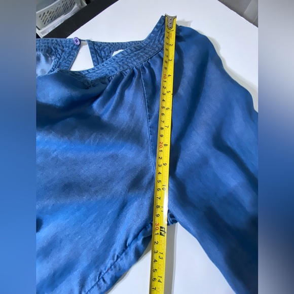 Crown & Ivy Light Blue Chambray dress - Picture 9 of 11